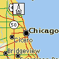 This map shows
Bethlehem's and Evanston's location in the Chicago Metropolitan area.